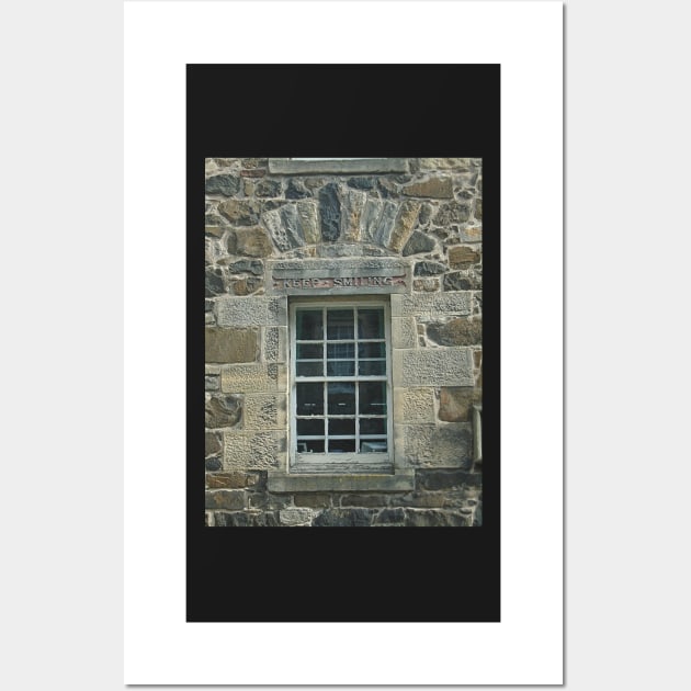 The Keep Smiling Window, Stirling Wall Art by MagsWilliamson